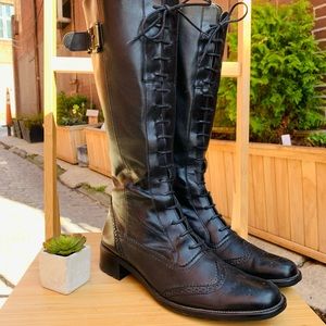 Paul Green Knee High Black Boots